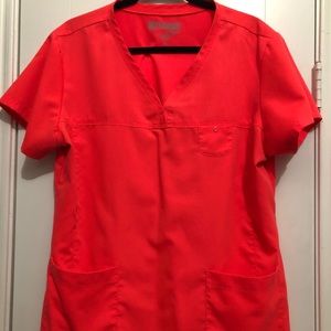 Grey’s Anatomy coral scrubs